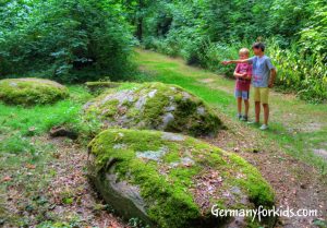Ancient Dolmen Germany For Kids Schloss Leizen hike to the lake